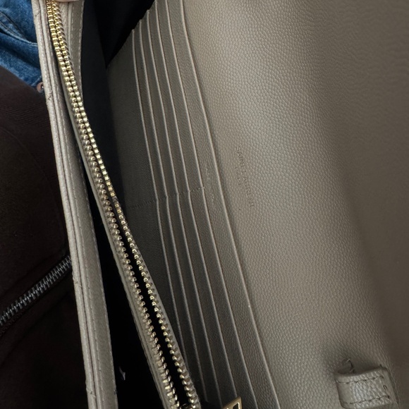 YSL Monogram Large Wallet on Chain in Grained Leather - Picture 7 of 9